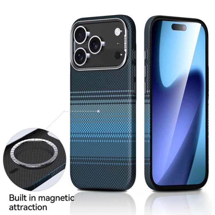 SULADA - SULADA Mobilskal till iPhone 17 Pro Hård PC Anti-Scratch Sunrise Blue