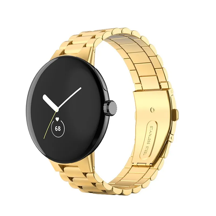 Google Pixel Watch Armband Stainless Steel - Guld | 5123 | AlltMobil