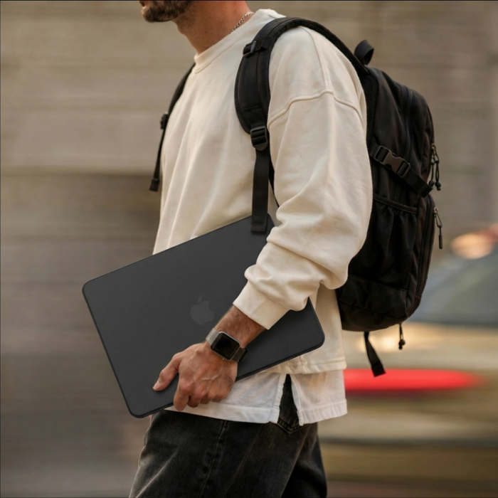 Tech-Protect - Tech-Protect Fodral För Macbook Neo 13 (2026) Smart Shell - Matte Svart