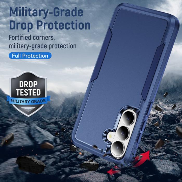 OEM - Mobilskal för Samsung Galaxy S26 PC + TPU Militärklassad - Blå