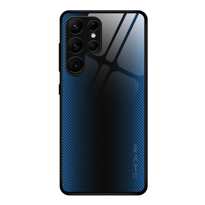 OEM - Mobilskal för Samsung Galaxy S26 Ultra Kolfiber + TPU - Blå