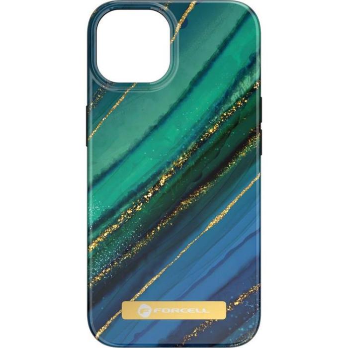 Forcell - Forcell iPhone 15 Pro Mobilskal Magsafe Mirage - Jade Marble