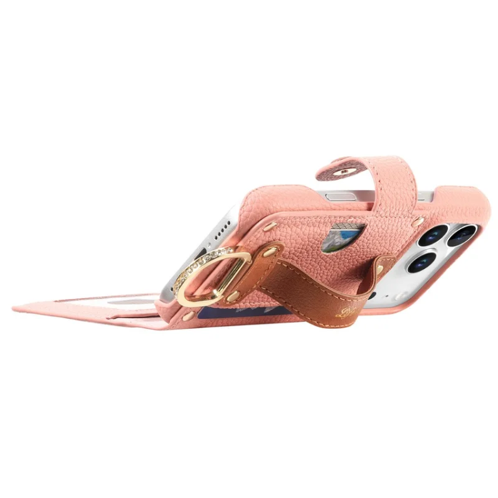 A-One Brand - iPhone 17 Pro Plånboksfodral RFID Blocking Zipper - Rosa