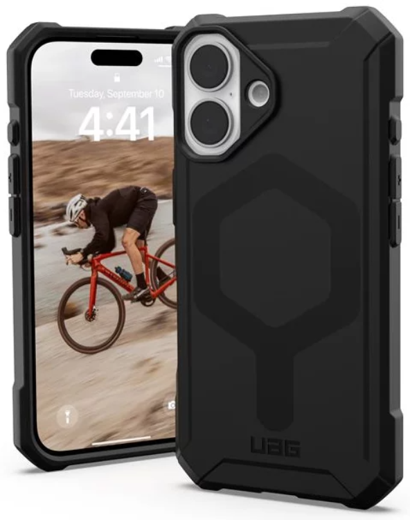 UAG iPhone 16 Mobilskal MagSafe Essential Armor - Svart | 2353 | AlltMobil