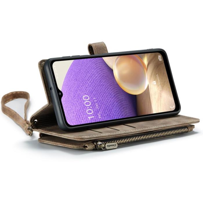 Caseme - CASEME Konstläder Plånboksfodral för Samsung Galaxy A23/M23/F23 5G - Brun