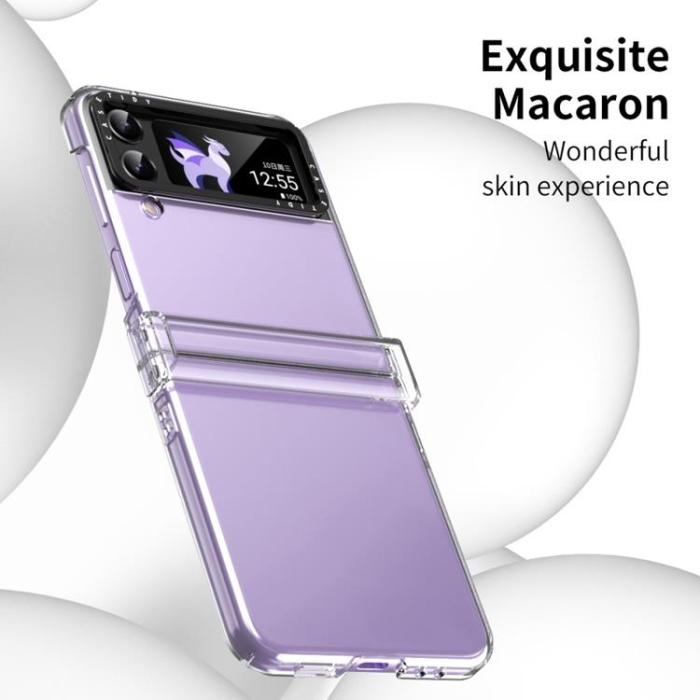 UTGATT1 - Galaxy Z Flip 4 Skal Lens Hinge Folding - Clear