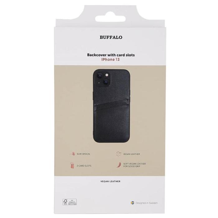 BUFFALO - Buffalo iPhone 13 Skal Korthållare - Svart