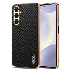 AZNS - AZNS Samsung Galaxy A56 5G Fodral - Elektropl&auml;terad KonstL&auml;der - Svart
