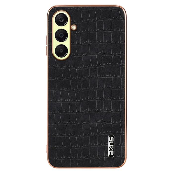 AZNS - AZNS Samsung Galaxy A56 5G Fodral - Elektropläterad KonstLäder - Svart