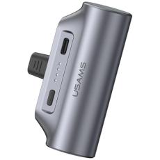 USAMS - USAMS Mini Tail Plug B&auml;rbar Powerbank 3000mAh USB-C PB79