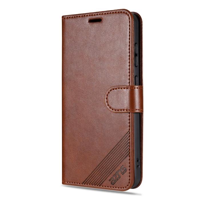 AZNS - AZNS Xiaomi 17 Plånboksfodral Anti-Scratch Konstläder - Brun