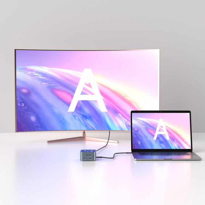 Wozinsky - Wozinsky 12in1 USB-C HUB med Trådlös Laddning med 15 cm kabel