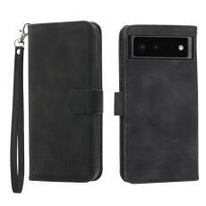 DIERFENG - DIERFENG DF-03 Pl&aring;nboksfodral f&ouml;r Google Pixel 6 Konstl&auml;der - Svart