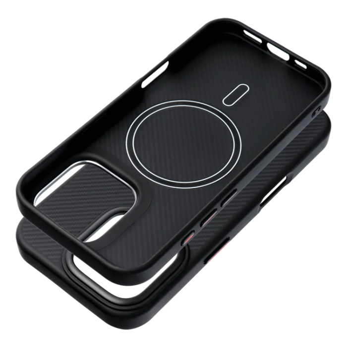 OEM - iPhone 16 Mobilskal Magsafe Carbon Elite - Svart