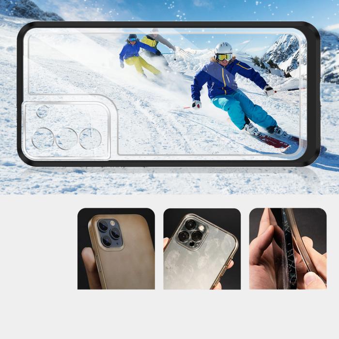 OEM - Galaxy S23 Skal Clear 3in1 - Svart
