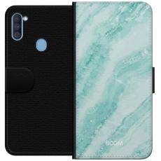 Gustaf - Pl&aring;nboksfodral till Samsung Galaxy A11 med Mint Marble