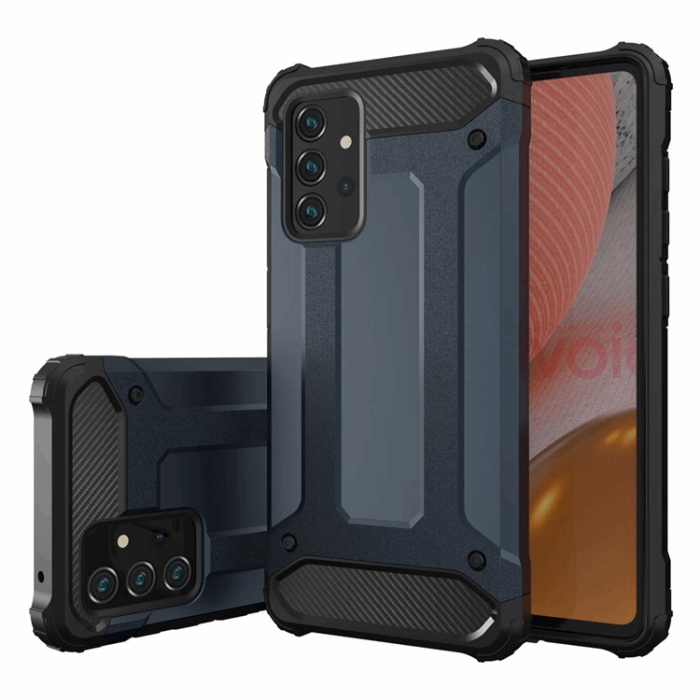 OEM - Galaxy A56 5G Mobilskal Hybrid Armor - Blå