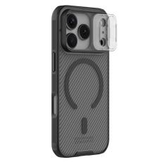 Nillkin - NILLKIN iPhone 17 Pro Max Mobilskal MagSafe Med Kamera Slider - Svart