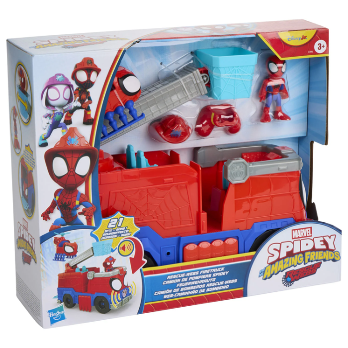 MARVEL - MARVEL SM and AF Rescue Webs Firetruck