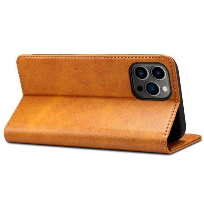 SUTENI - SUTENI iPhone 14 Pro Plånboksfodral Magnetic Kickstand - Khaki