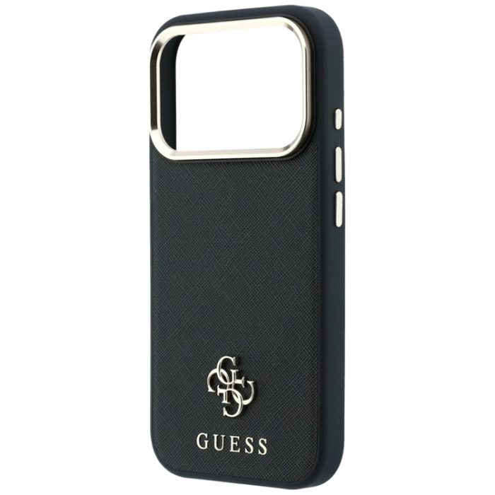 Guess - Guess Mobilskal För iPhone 18 Pro Max/17 Pro Max Magsafe Saffiano Small 4G Logo