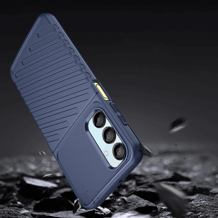 OEM - Galaxy A56/A36 Mobilskal Thunder Armored - Blå