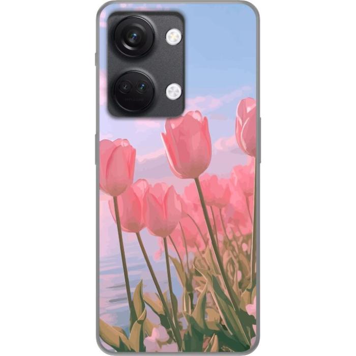 iSecrets - Mobilskal till OnePlus Nord 3 med Rosa Tulpaner