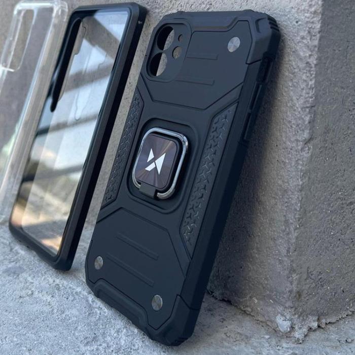 UTGATT - Wozinsky Galaxy A23 4G/5G Skal Ringhållare Armor Tough Hybrid - Blå