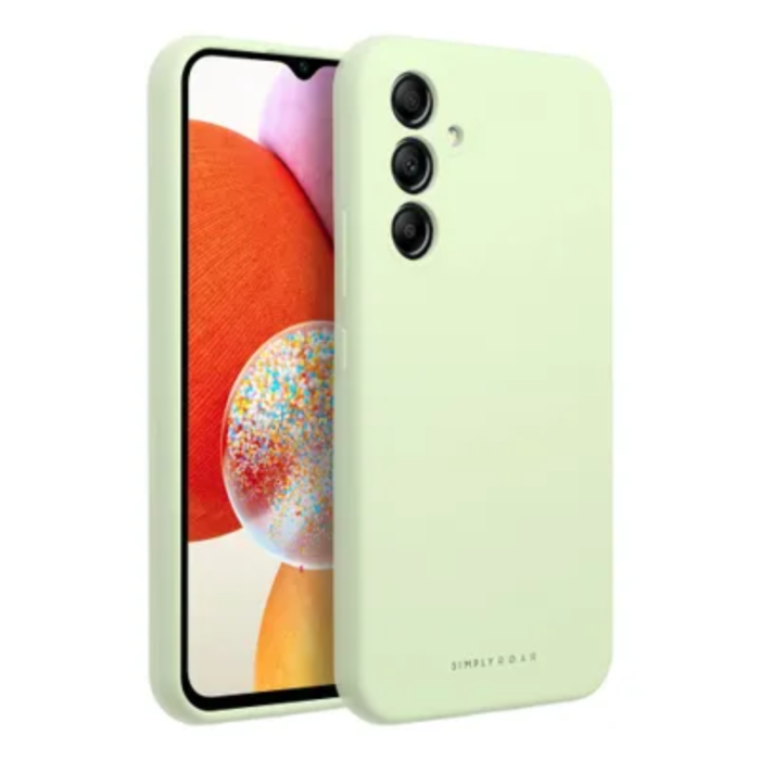 Roar - Roar Samsung Galaxy A14 4G / A14 5G Mobilskal Roar Cloud Skin - Ljusgrön
