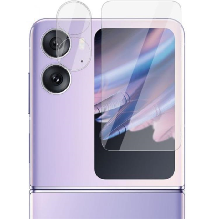 Imak - IMAK Oppo Find N2 Flip 5G Kameralinsskydd i Härdat glas - Clear