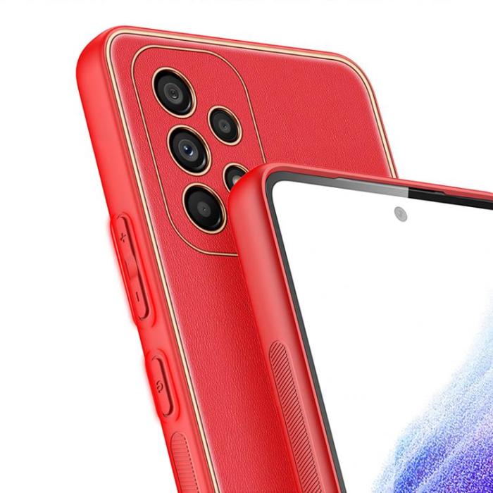 UTGATT1 - Dux Ducis Galaxy A53 5G Skal Yolo Eco Läder - Röd