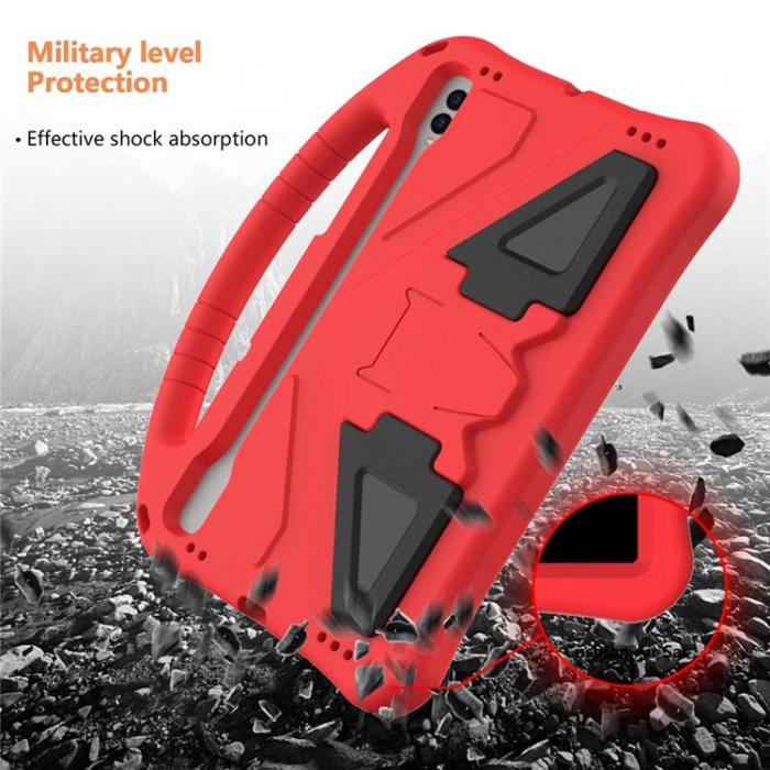 A-One Brand - Galaxy Tab S9 Ultra Skal Kickstand Shockproof - Röd