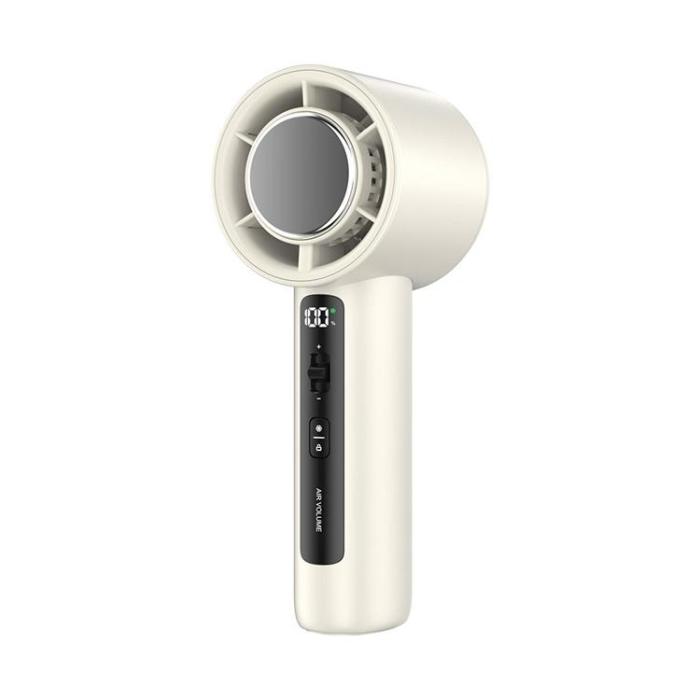 OEM - Bärbar Fläkt med Digital Display LLD-F88 - Vit