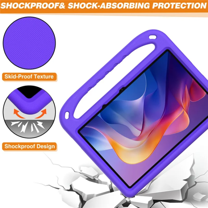A-One Brand - Xiaomi Redmi Pad 2 Skal EVA Handgrepp Kickstand - Lila