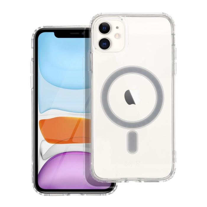 OEM - iPhone 11 Skal Clear Magsafe Hårdplast Transparant