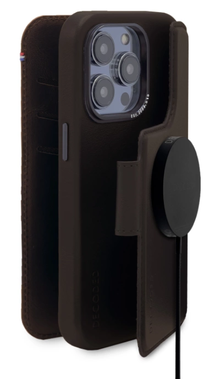 Decoded iPhone 14 Pro Plånboksfodral Magsafe Detachable - Brun | 2353 | AlltMobil