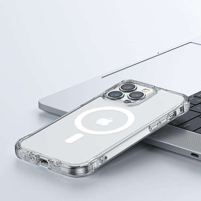 Joyroom - Joyroom iPhone 14 Plus Skal Magsafe Defender Armored - Clear