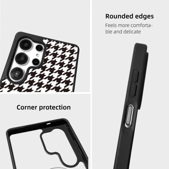 OEM - EYCASE Mobilskal till Samsung Galaxy S26 Ultra TPU + Akryl Magnetiskt Pattern 1