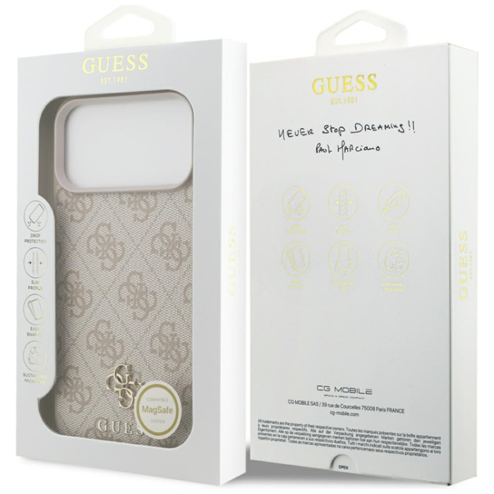 Guess - Guess Mobilskal till iPhone 18 Pro Max/17 Pro Max MagSafe 4G Small Classic Logo