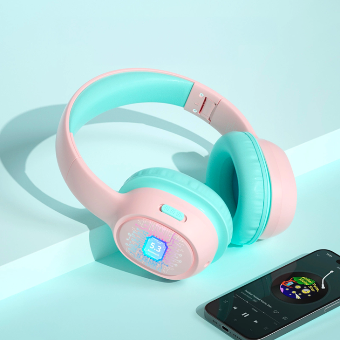 Tronsmart - Tronsmart Over-Ear Trådlösa Hörlurar till Barn Safe KH02 - Rosa