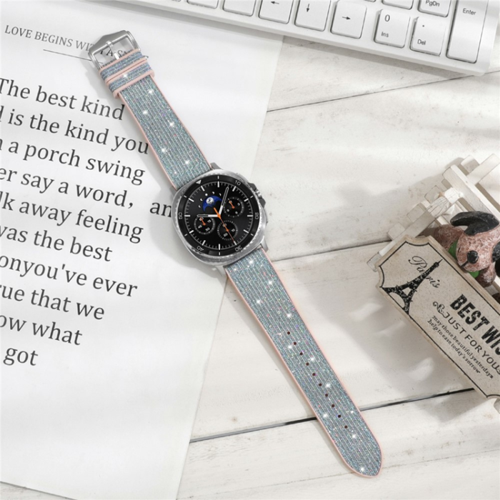 A-One Brand - Galaxy Watch 8 (44/40 mm)/8 Classic (46mm) Armband Glitter Decor