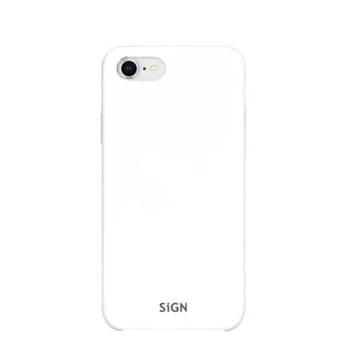 SiGN - SiGN iPhone 7/8/SE (2020/2022) Skal Liquid Silicone - Vit