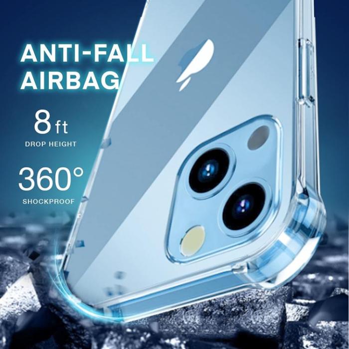 A-One Brand - Anti-drop TPU iPhone 14 Plus Skal - Transparent