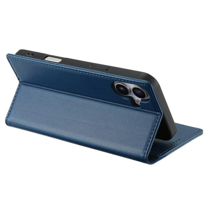 N.BEKUS - N.BEKUS iPhone 17 Plånboksfodral RFID Blocking P3 - Blå