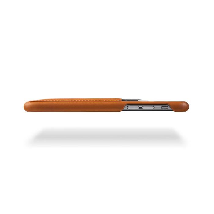 UTGATT5 - Mujjo Plånboksfodral av äkta läder för iPhone 8/7 - Tan