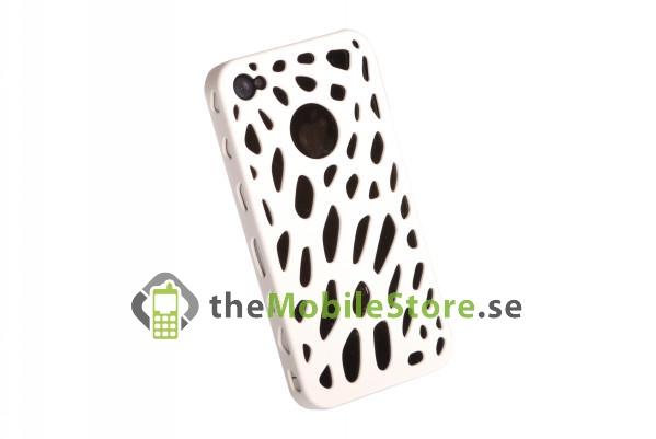 Perforated Baksideskal till iPhone 4S/4 (Perforate) (Vit) | 2353 | AlltMobil