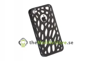 OEM - Perforated Baksideskal till iPhone 4S/4 (Svart )