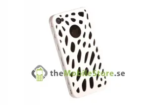 OEM - Perforated Baksideskal till iPhone 4S/4 (Perforate) (Vit)