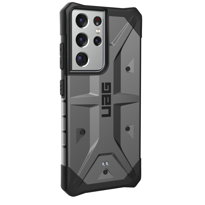 UTGATT1 - UAG Samsung Galaxy S21 Ultra Pathfinder-Fodral Silver