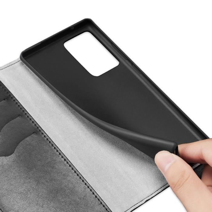 Dux Ducis - Dux Ducis Leather Fodral Till Samsung Galaxy Note 20 - Svart